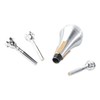 Trumpet Mouthpiece Mute Set 3C 5C 7C Practice Silencer Combination