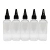 EpoChemical PET Clear Cap Bottle, 3.4 fl oz (100 ml),