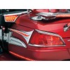 Kuryakyn 3235 Motorcycle Lighting Accent Accessory: Trunk Taillight Visors for