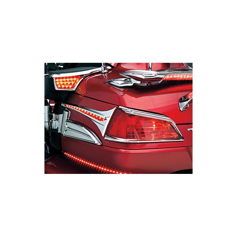 Kuryakyn 3235 Motorcycle Lighting Accent Accessory: Trunk Taillight Visors for
