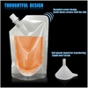 6 Pieces Drinks Flasks Juice Flasks Liquor Pouch Reusable Drinking