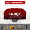 XUTVOTOR Can Am Defender Removable Storage Bin, Passenger Underseat Storage