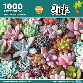 FLINK Rompecabezas de Plantas Suculentas