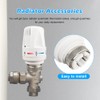 2Pcs Thermostatic Radiator Valve Head, M30 X 1.5 TRV Radiator