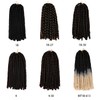 Straight Faux Locs Crochet Hair, 4 Packs Soft Locs, Locs