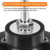 sourcing map 3" Disc Pad Holder Quick Change Discs 1/4"