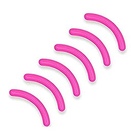 24 almohadillas de repuesto para rizador de pestañas de goma de silicona suave para rizador de pestañas universal (rosa oscuro)                       
