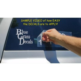 Bluegrass Decals Antique Tractor Sled Dog Decal Sticker for Car Truck SUV Van Classic Barn A1173