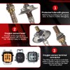 XDTIME 2Pcs 234-5012 234-4044 O2 Oxygen Sensor Upstream & Downstream