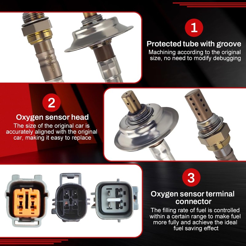 XDTIME 2Pcs 234-5012 234-4044 O2 Oxygen Sensor Upstream & Downstream