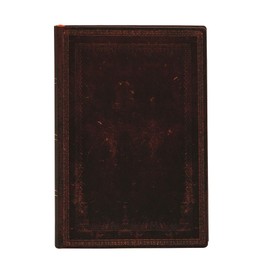 Black Moroccan Bold Mini Unlined Softcover Flexi Journal (240 pages): Unlined Mini (Old Leather Collection)