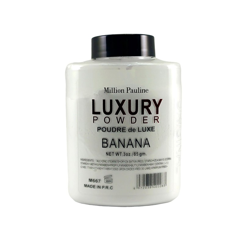 Polvo Suelto Traslúcido De Banana Blanco