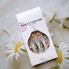 Flower Press on Nails Long Almond Shape Fake Nails Summer