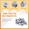 TERF® M5 Nylon Insert Hex Steel Nut M5 (5mm) Stainless