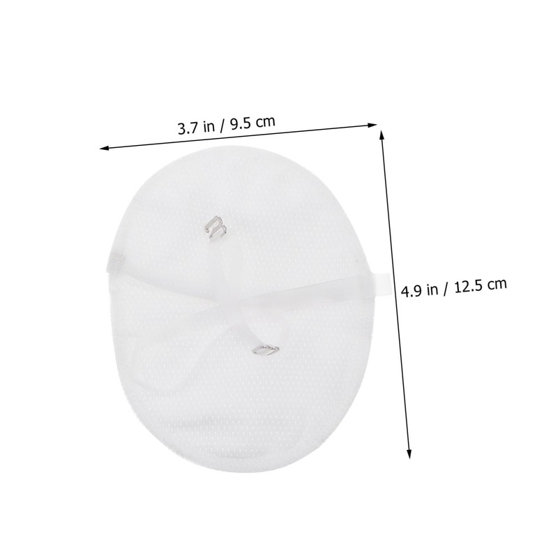 LALAFINA 2 Pairs Sweat Absorbent Pads for Underarms Washable Cotton
