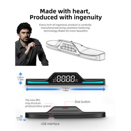 BOFRHME G15 HUD Head-Up Display GPS Speeding Alarm Driving Speed Car Display Universal Parts