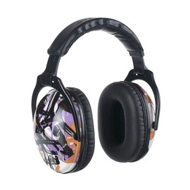 PROTEAR Ear Protection, Capsule Ear Protection, Protective Headphones for Boys and Girls, Noise Protection Headphones for Children (Purple Graffiti)