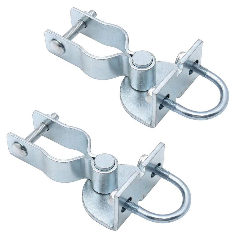 2 Pack T-Post Gate Hinge Kit, Fits T-Post & 1-3/8"