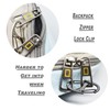Bytiyar Small Carabiner Clips 1.6 inch(41mm) Metal Double Sided Spring