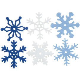 Creative Impressions CI63000 1.25-Inch Felt Snowflakes, Medium, 36 Per Package