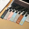 WEJOZEE Initial Monogram A-Z Keychain for Women Men, Initial Letter
