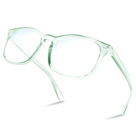 NZKNP Light Green Blue light Glasses, Blue Light Glasses for Woman, Bluelight Blocking Glass Frame for Men Fashion Computer Game Reading Use