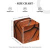 Edafol Retro Basketball Texture Tissue Box Cover Square PU Leather