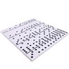 Silverman & Co. Double 6 Large White Domino Set -