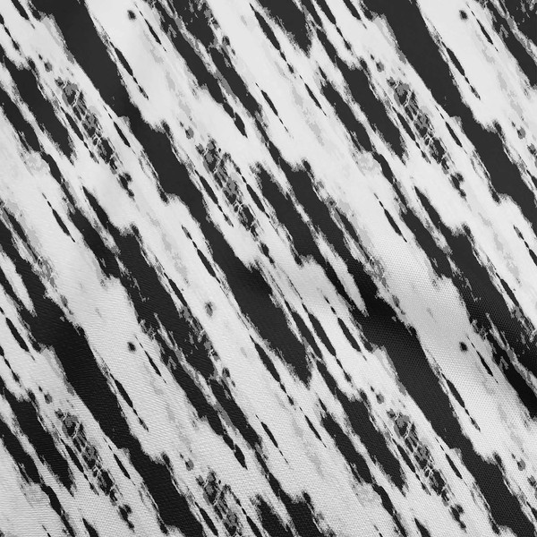oneOone Rayon Black Fabric Tie Dye Tie & Dye Sewing