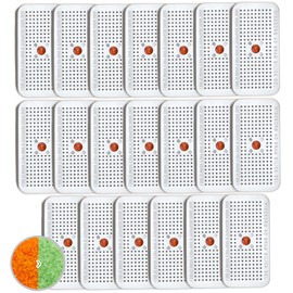 Wisesorb 40 Gram Silica Gel Canister, 20 Packs Silica Gel Desiccant Canister (Orange to Green), Reusable Desiccant Dehumidifier