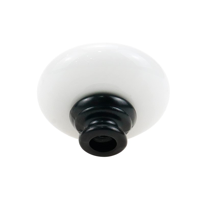 Tsnamay 6 Pieces White Ceramic Knob Kitchen Door Cabinets Cupboard