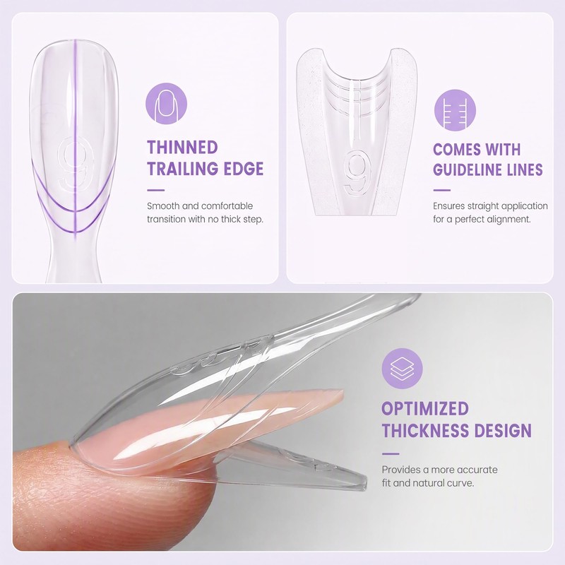 Sandwich Dual Nail Forms 2026 Sandwich Nail Extensions