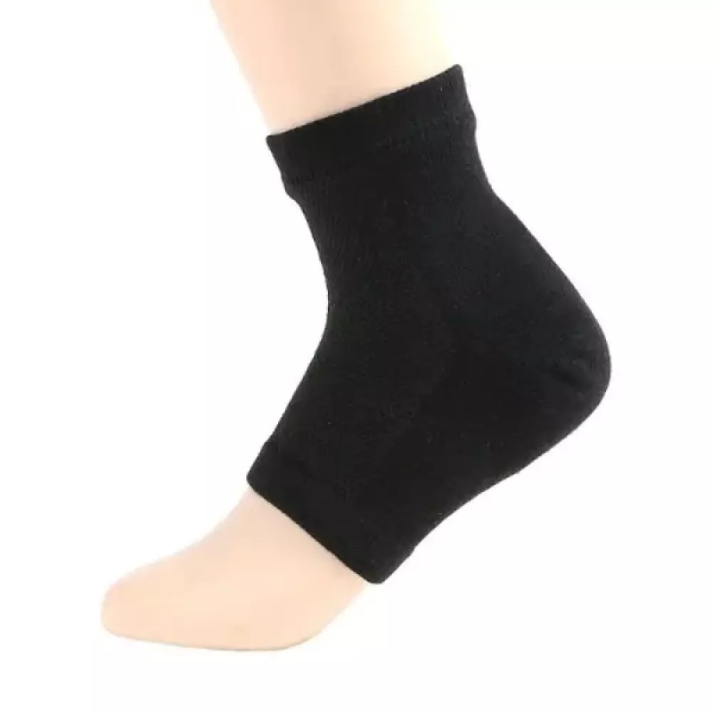 뒤꿈치 뒤꿈치케어 젤 발패드 2세트(블랙) 보습양말 뒷꿈치 Heel Heel Care