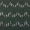 Namaste Trends Indian Handwoven 3 Yards Ikat Fabric, Emerald Green