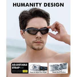 NSSIW Swim-Goggles-Adult Goggles-Swimming-men and Women: Anti Fog No Leak and Ultra-wide Field of View 3 Pack