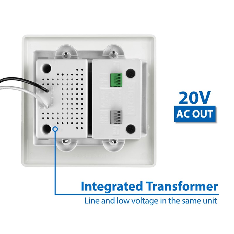 ADA Compliant Video Compatible Doorbell Chime Kit with Strobe (PRCP2AST)