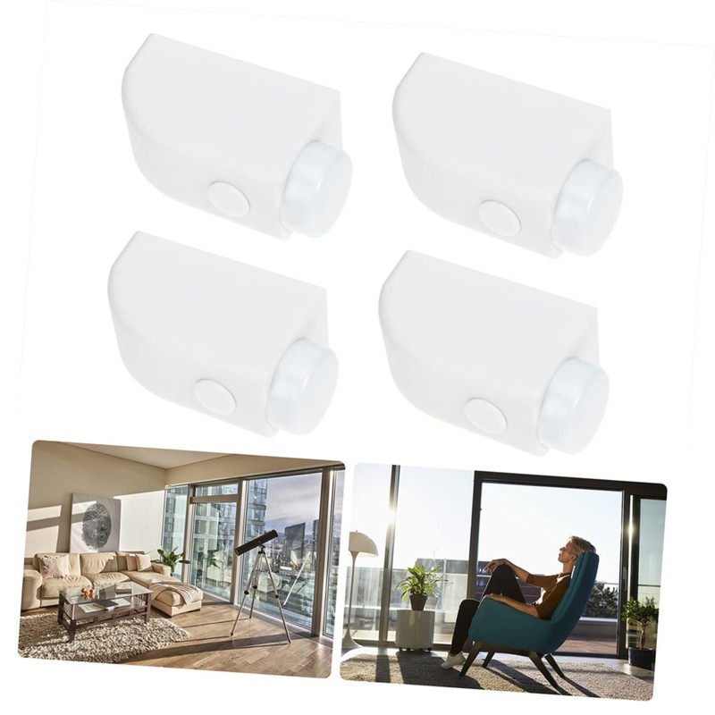 COHEALI 4Pcs Window Safety Latch Security Lock for Sliding Doors