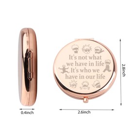 WUSUANED Funny JJK Makeup Mirror Anime Inspired Mirror Anime Character Lover Gift Comic Fan Gifts