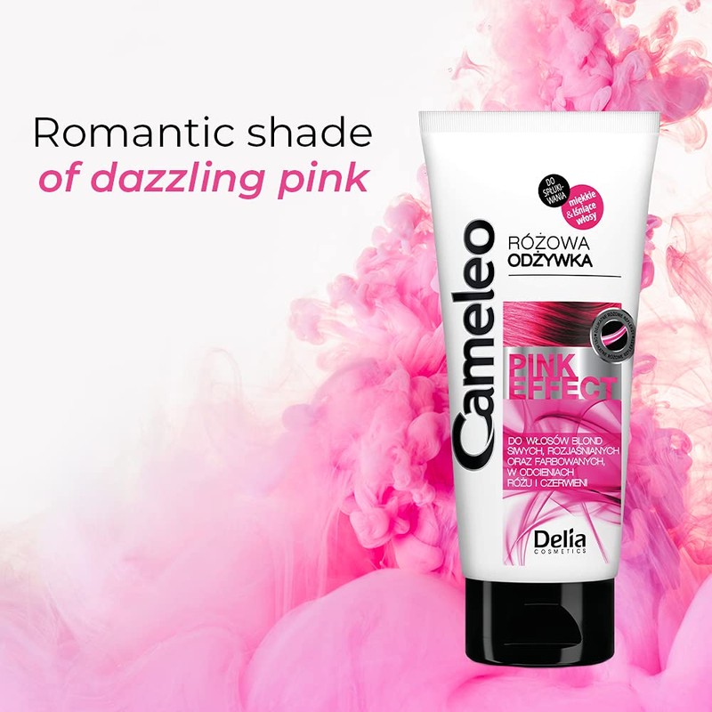 Cameleo Pink Effect Conditioner with Grapefruit Extract for Blonde, Bleached,