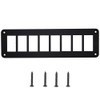HOKAAER 8 Way Marine Boat Rocker Switch Panel Housing Holder,