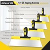14PCS Drywall Knife Set, Hand Tool Kit Include Stainless Steel