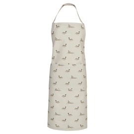 Sophie Allport - Hare Unisex Adult Kitchen Apron, 100% Cotton, Adjustable Neck Strap and Front Pocket