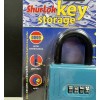 ShurLok SL-100W 4-Dial Numbered Key Storage Combination Lock Box, Blue