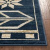 Well Woven Canton Blue Southwestern Medallion Runner Rug 2x7 (2'3"