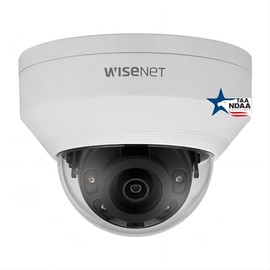 Hanwha ANV-L7012R A-Series 4MP Vandal Dome IP Camera, NDAA TAA Compliant, 3mm Fixed Lens 107.5° Wide View Angle, White, Compatible with Hanwha IP Camera System