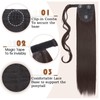 TESS Ponytail Extension, Brown, 66 cm, Dark Brown (#4A) Straight