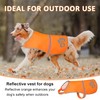 Reflective Dog Safety Vest, Adjustable Vest for Large Dogs, Orange