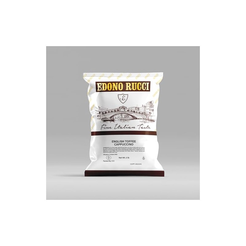 Edono Rucci English Toffee Cappuccino Mix – Smooth & Caramelized