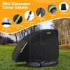 Mini Excavator Cover for Bobcat E10/Kubota K008-3/Caterpillar 300.9D/Takeuchi TB210R/Yanmar Vio10-2,