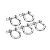 Mikankawa Bow Shackle 304 Stainless Steel 160KG Break Strength Screwed